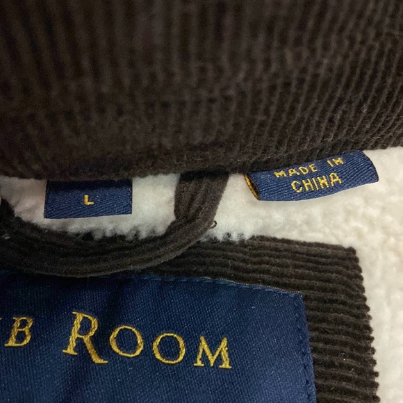 NWT Club Room brown corduroy coat - Picture 4 of 8